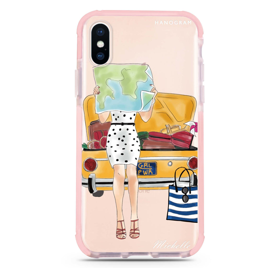 Travel girl III iPhone XS Max 吸震防摔保護殼