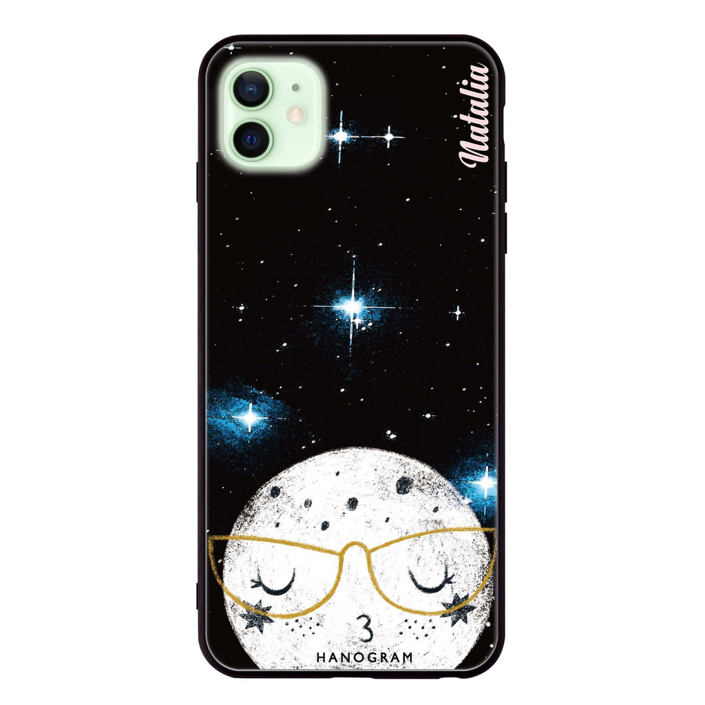 Glasses Moon iPhone 12 超薄強化玻璃殻