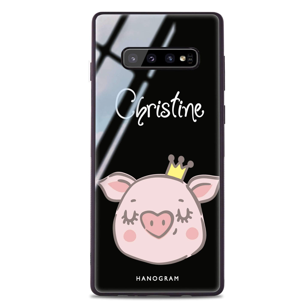 Piggy Queen Samsung S10 Plus 超薄強化玻璃殻