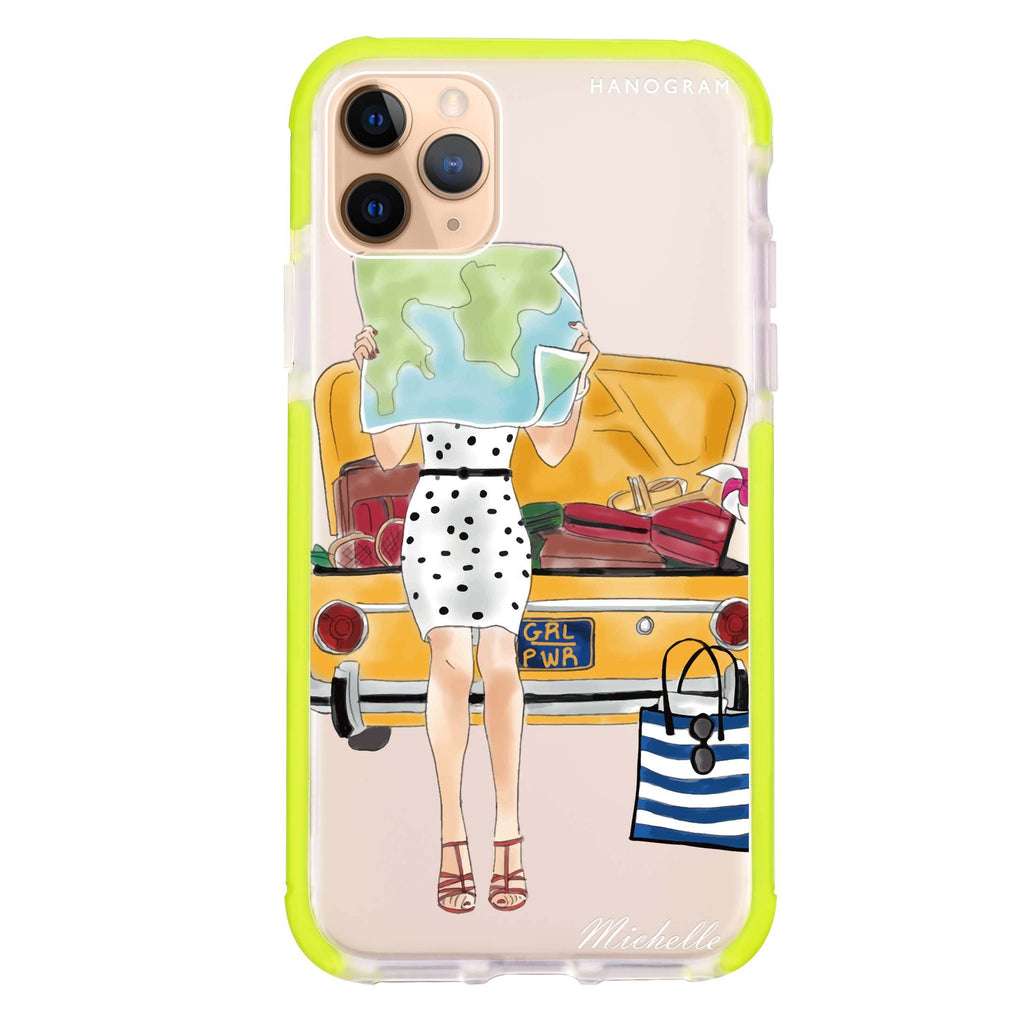 Travel girl III iPhone 11 Pro Max 吸震防摔保護殼