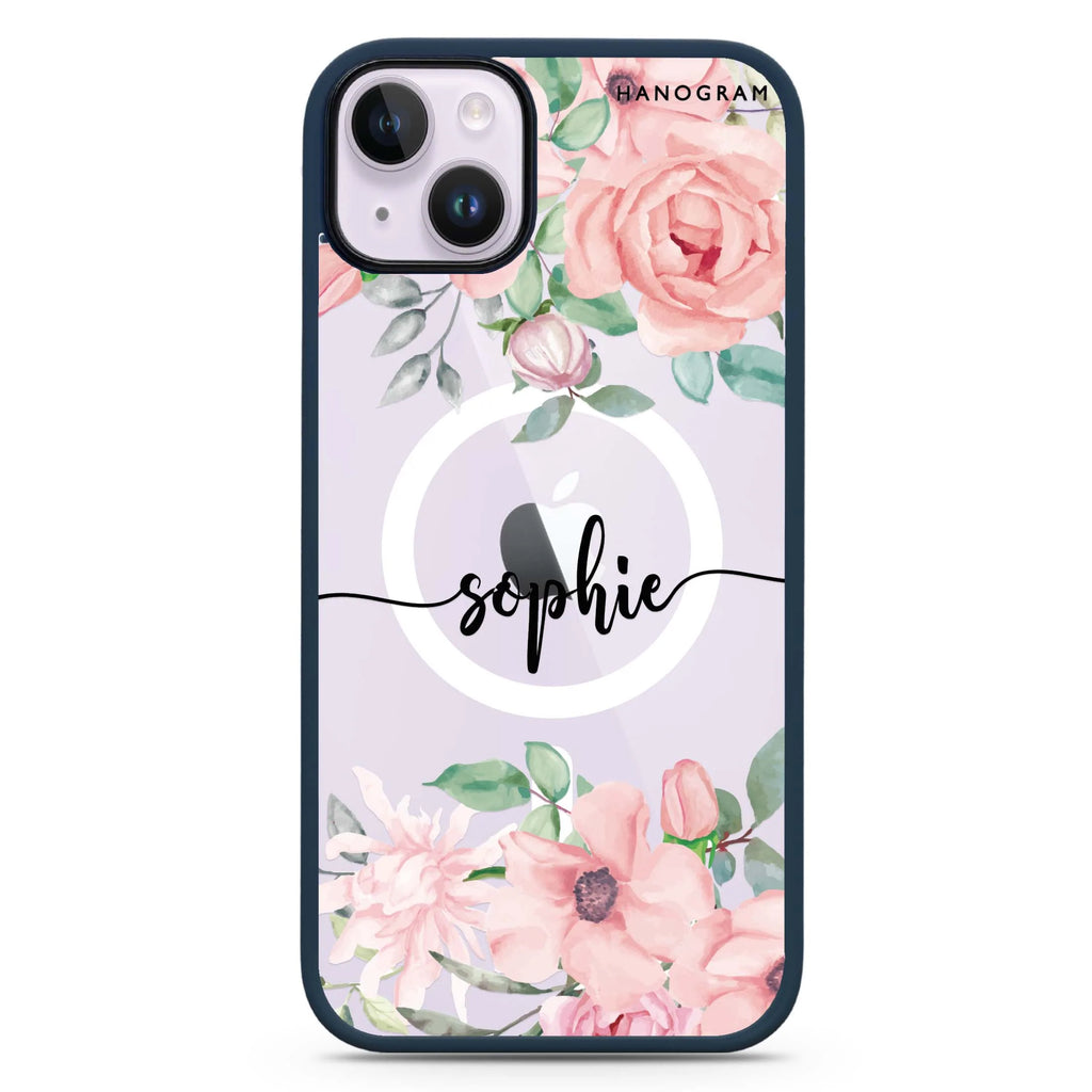 Forever Love Rose iPhone 14 Plus Magsafe 兼容防衝擊保護殼