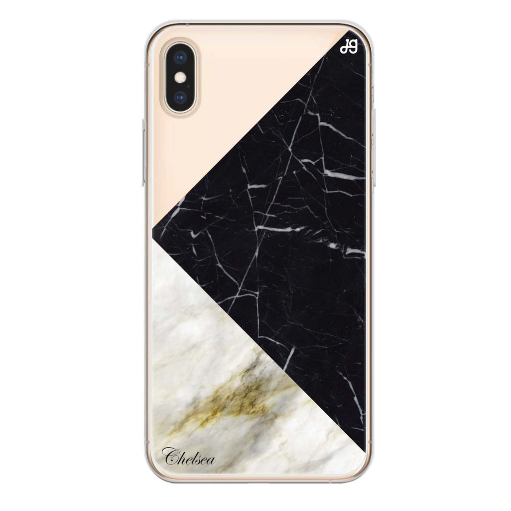 Marble Mix iPhone XS 水晶透明保護殼
