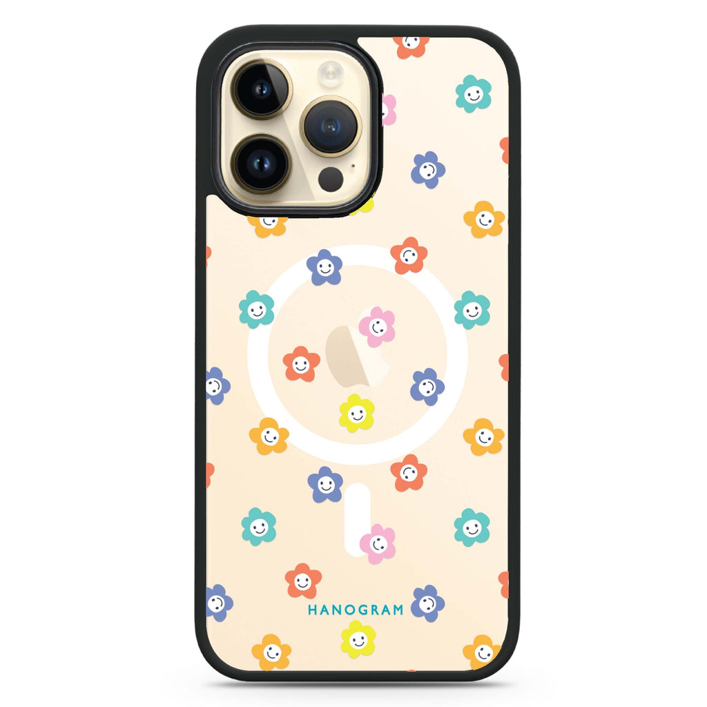 Little Smile Flowers Magsafe 兼容防衝擊保護殼