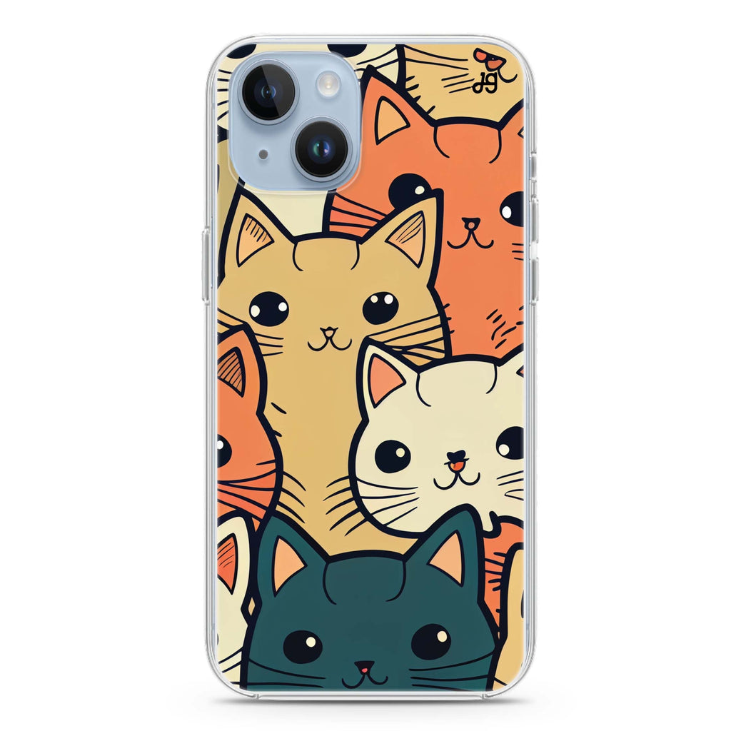 Look Cats II iPhone 14 Magsafe 兼容水晶透明保護殼