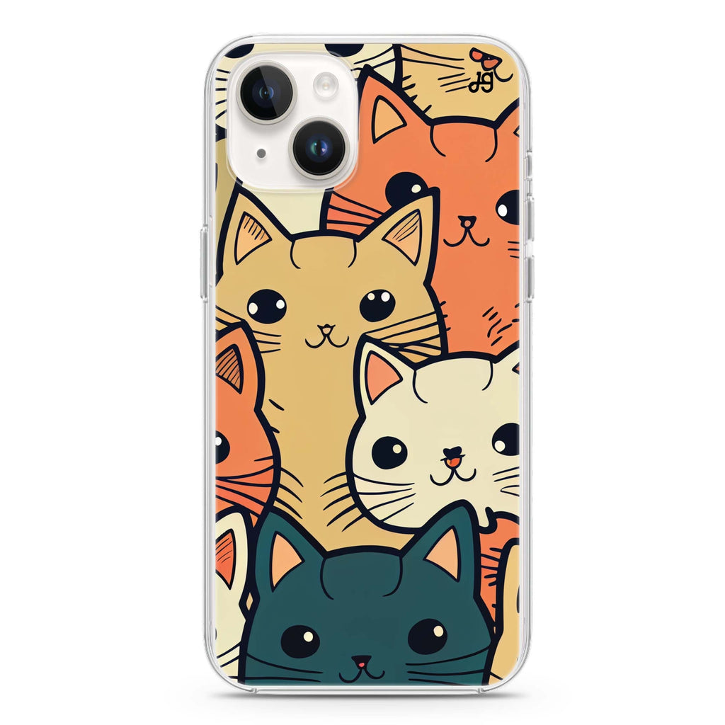 Look Cats II iPhone 14 Plus 水晶透明保護殼