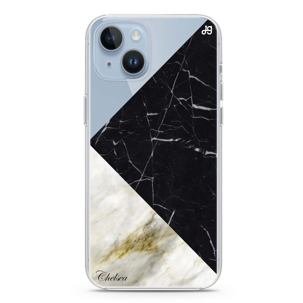 Marble Mix iPhone 14 Magsafe 兼容水晶透明保護殼