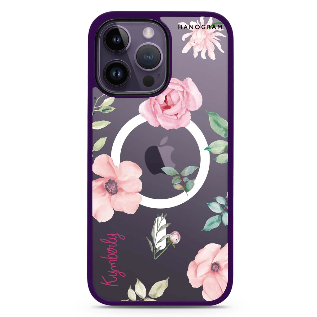 Rose Flower Magsafe 兼容防衝擊保護殼