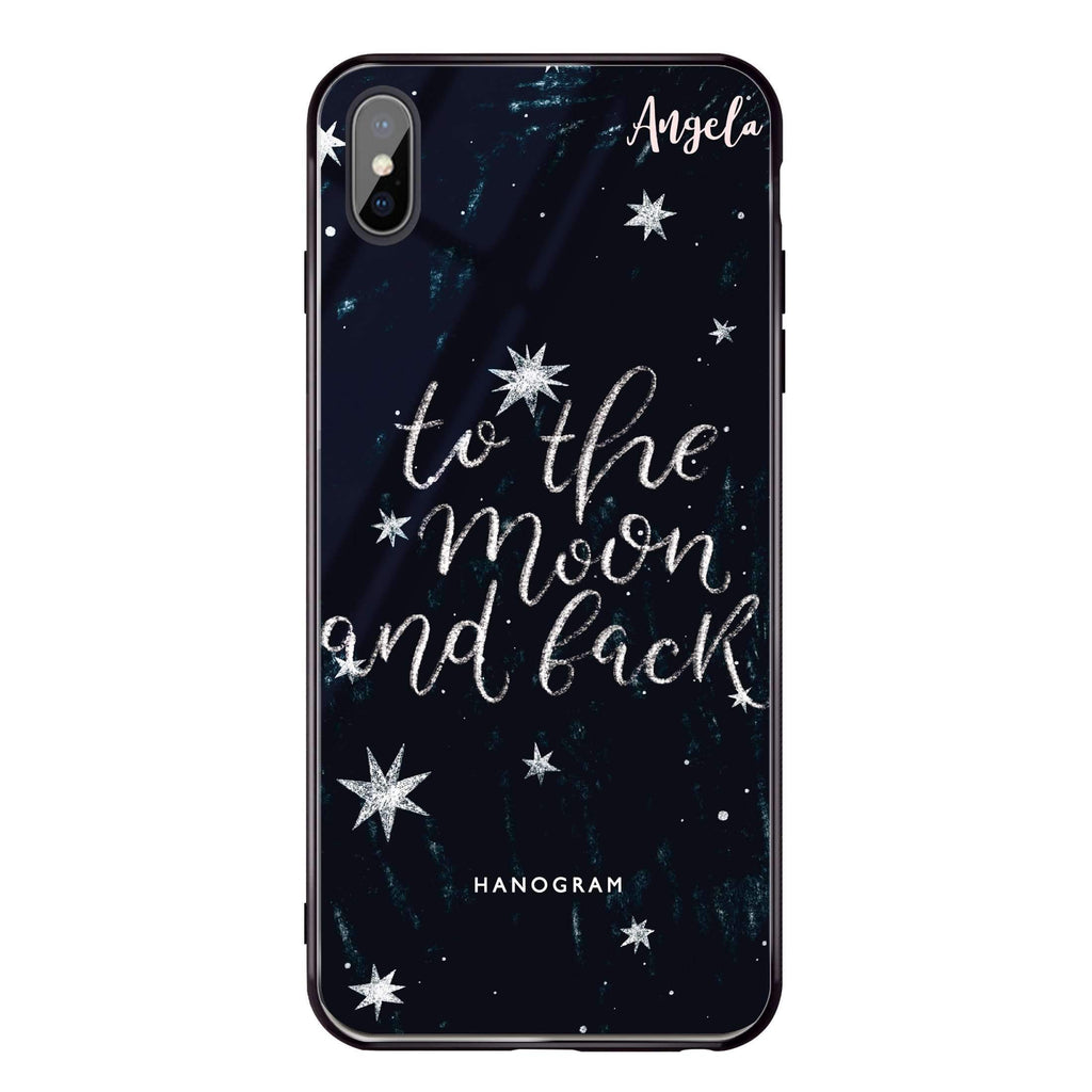 To the moon and back iPhone XS 超薄強化玻璃殻