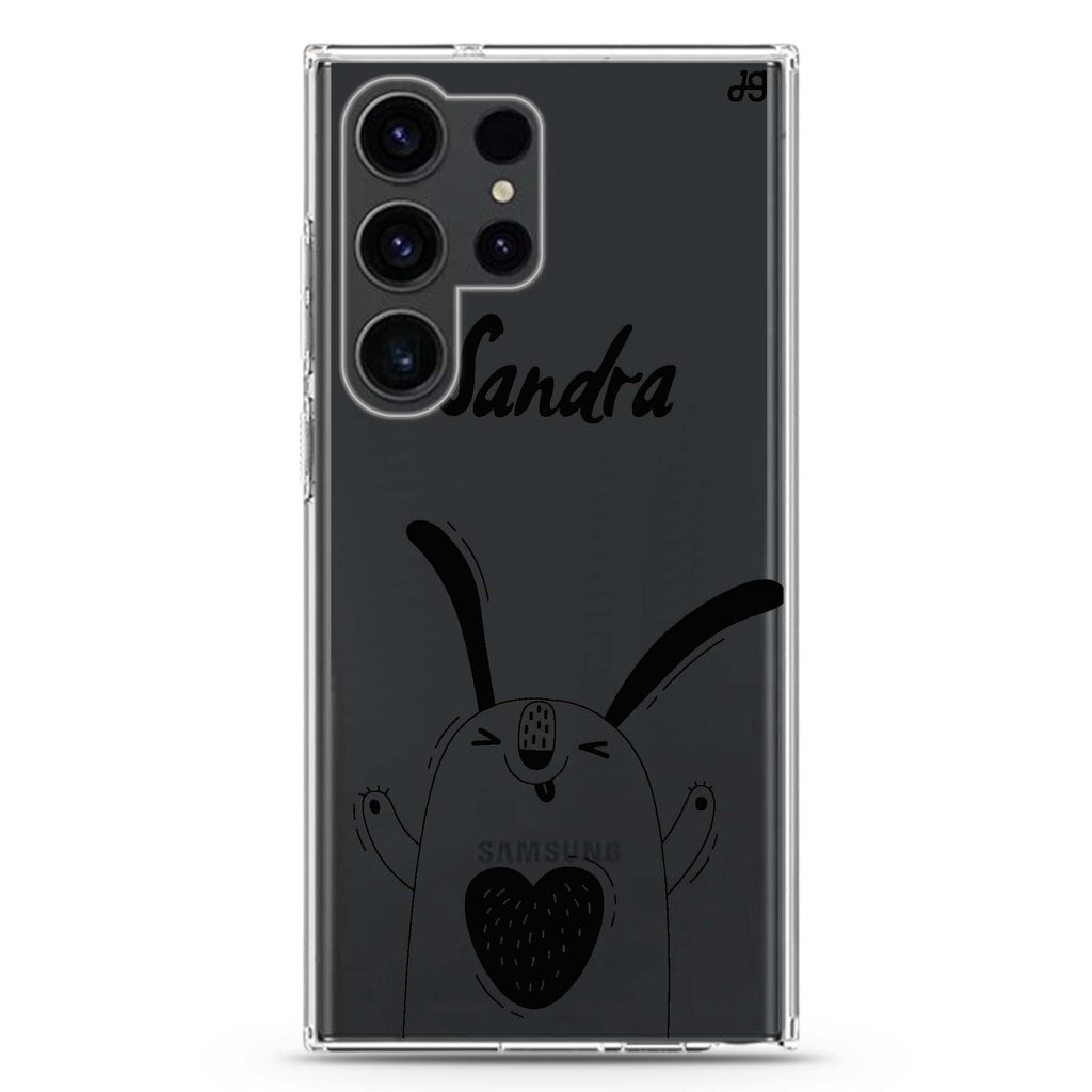 Happiness Pet Samsung Galaxy Ultra 可加名字透明保護殼，適用 S26/S25/S24/S23 Ultra，圖1