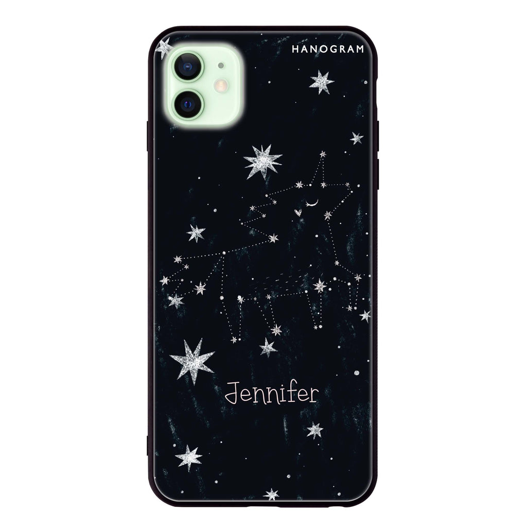 Unicorn Night iPhone 12 mini 超薄強化玻璃殻