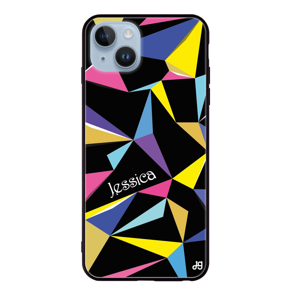 Geometric iPhone 14 超薄強化玻璃殻