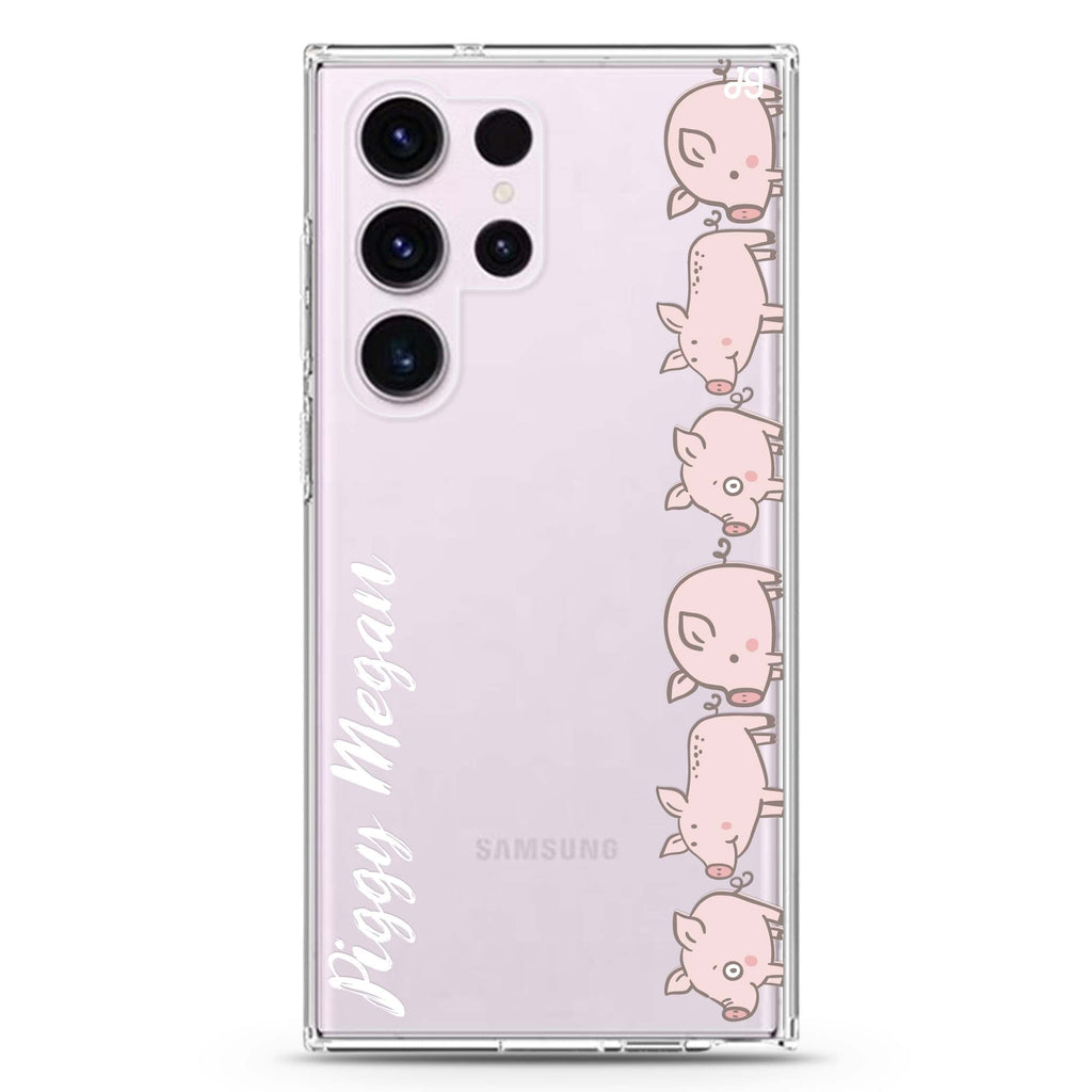 Piggy Corps Samsung Galaxy S22 Ultra 水晶透明保護殼