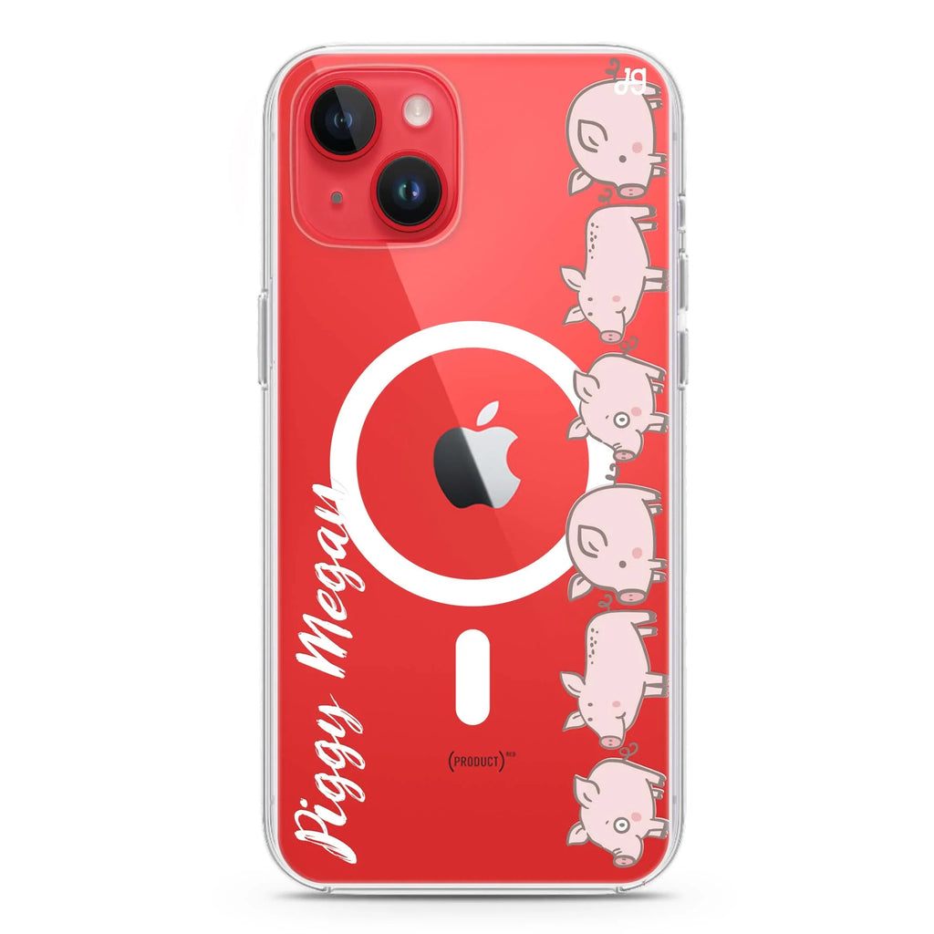 Piggy Corps iPhone 14 Magsafe 兼容水晶透明保護殼
