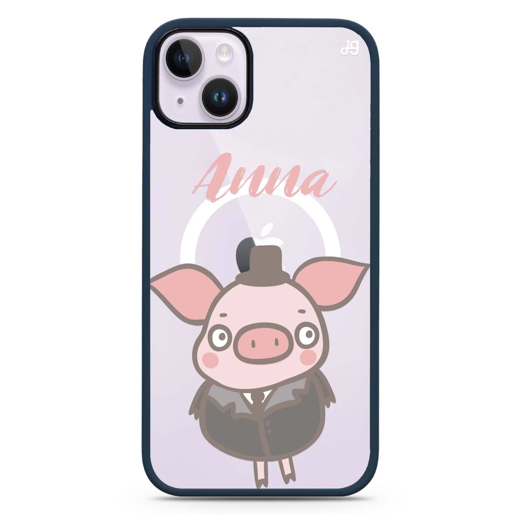 Funny Piggy iPhone 14 Plus Magsafe 兼容防衝擊保護殼