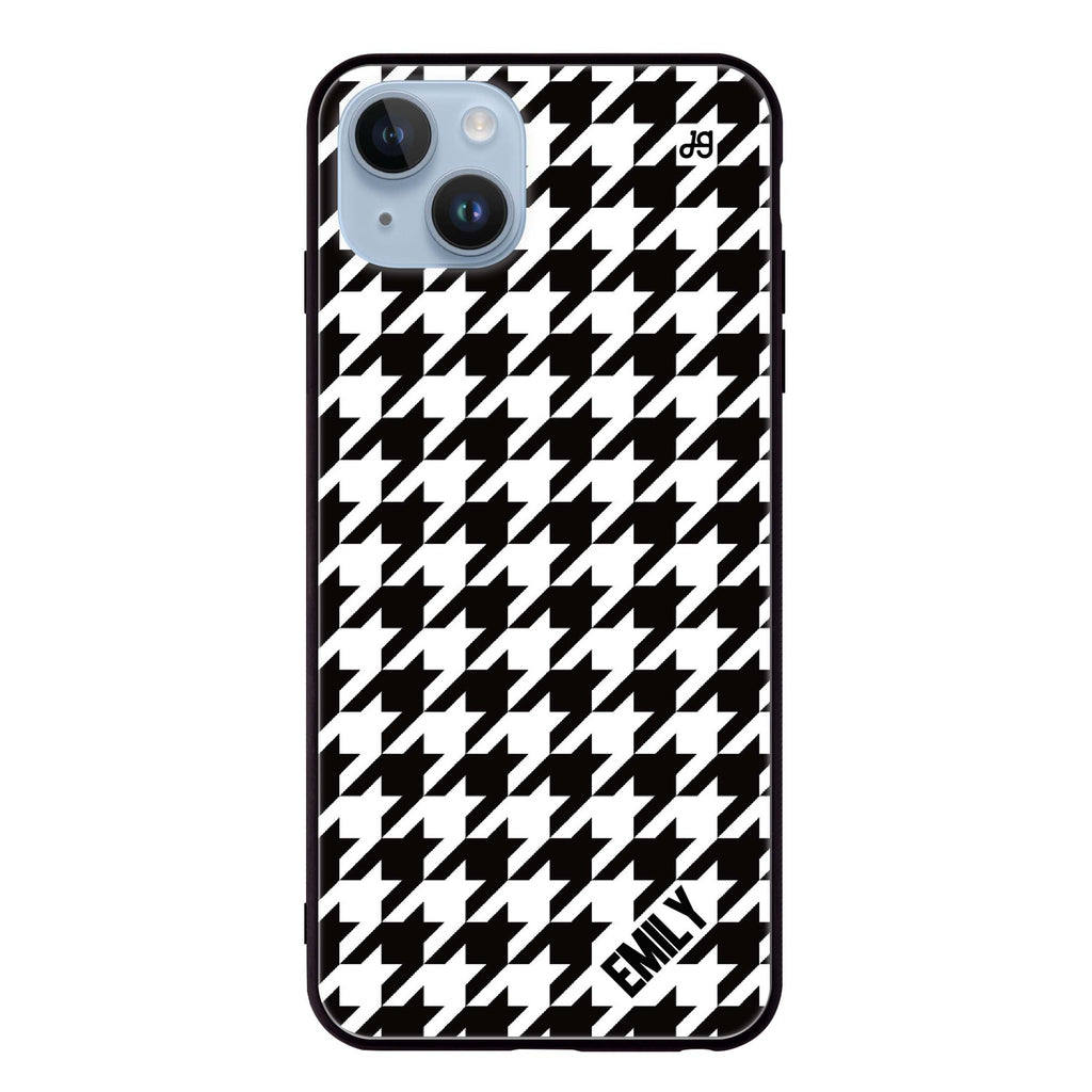 Houndstooth iPhone 14 超薄強化玻璃殻