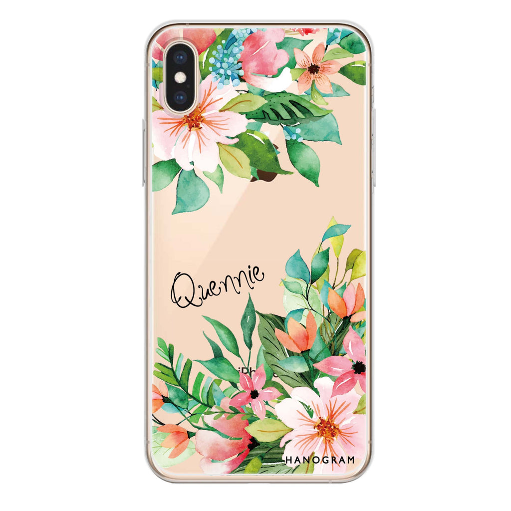 Flower Inspiration iPhone XS Max 水晶透明保護殼