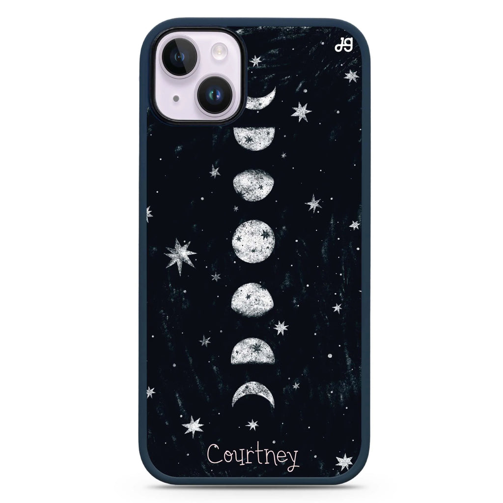 Phases of the moon iPhone 14 Plus Magsafe 兼容防衝擊保護殼