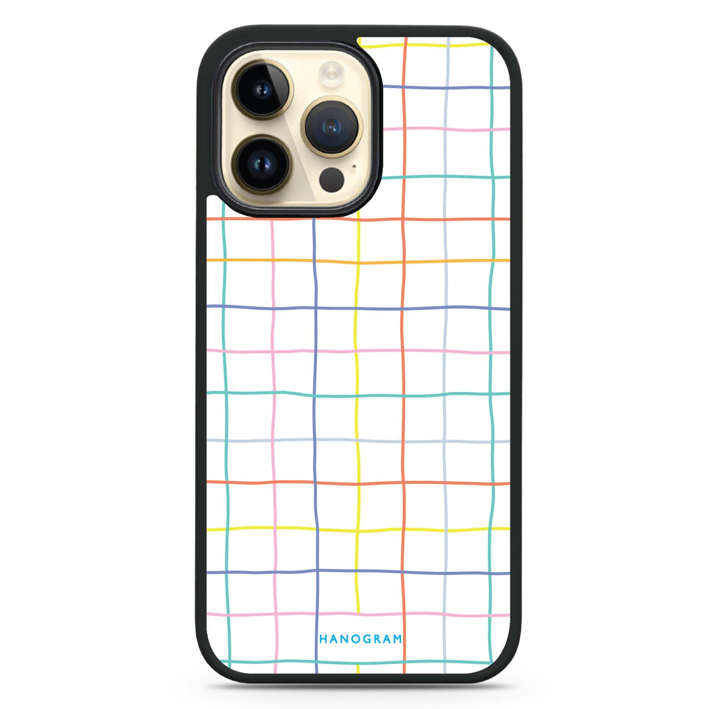 Colourful Checked Pattern Magsafe 兼容防衝擊保護殼