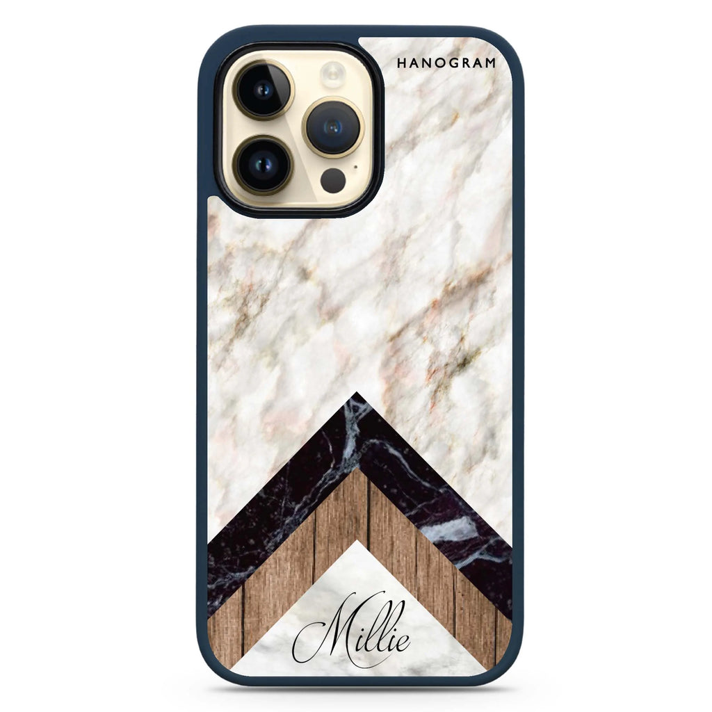 Marble & Wood Magsafe 兼容防衝擊保護殼