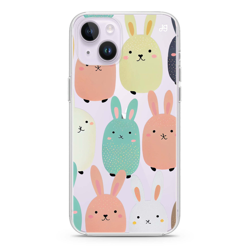 Cute Bunny iPhone 14 水晶透明保護殼
