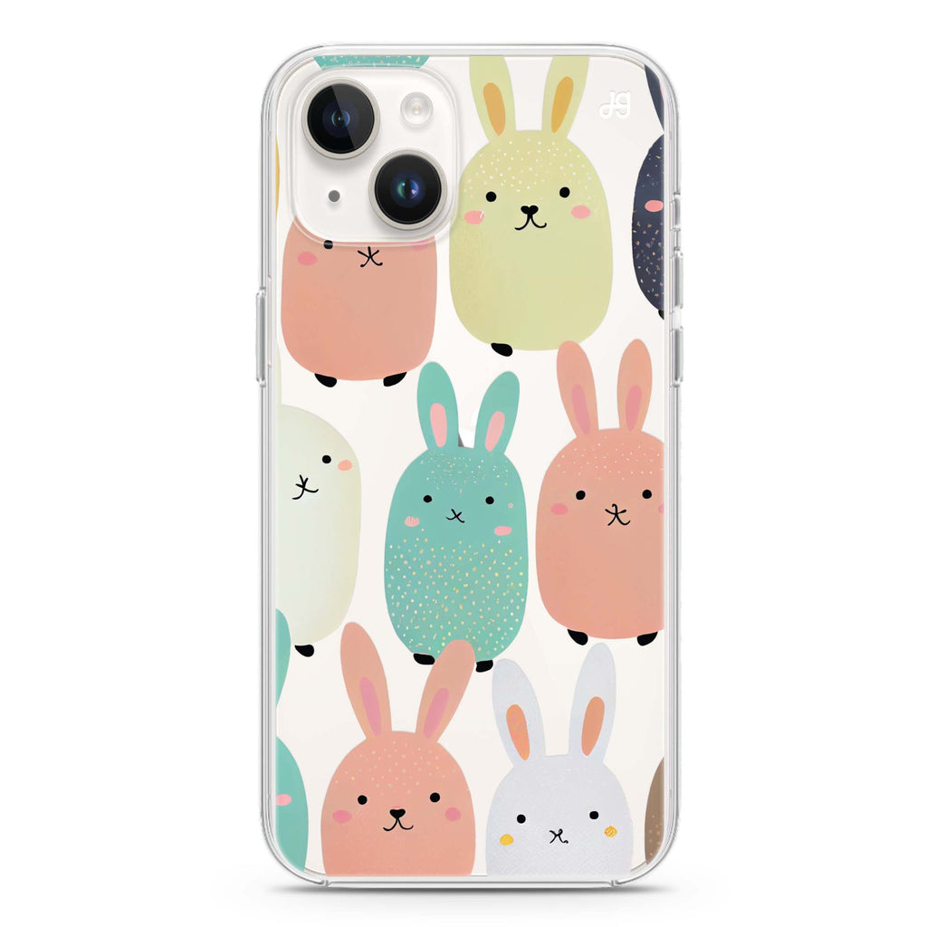 Cute Bunny iPhone 14 Plus 水晶透明保護殼