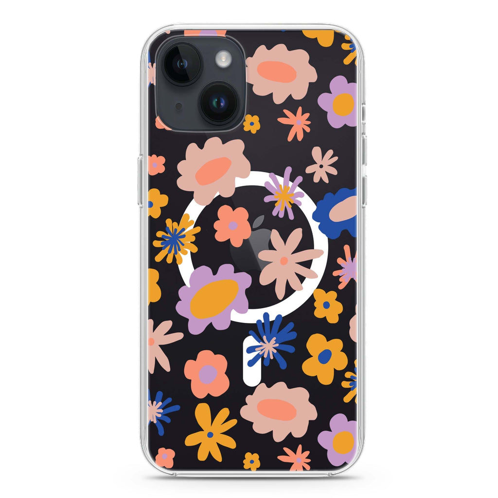 My love & pure heart iPhone 14 Magsafe 兼容水晶透明保護殼
