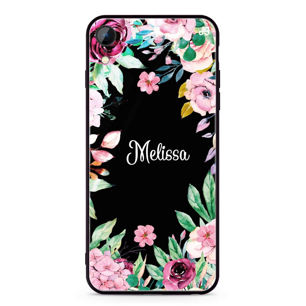 Floral Dream II iPhone XR 超薄強化玻璃殻