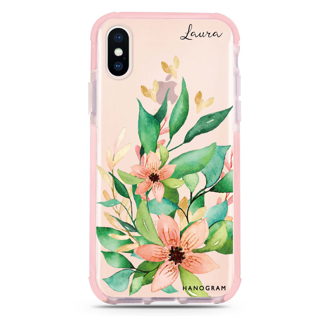Floral Bloom iPhone XS Max 吸震防摔保護殼