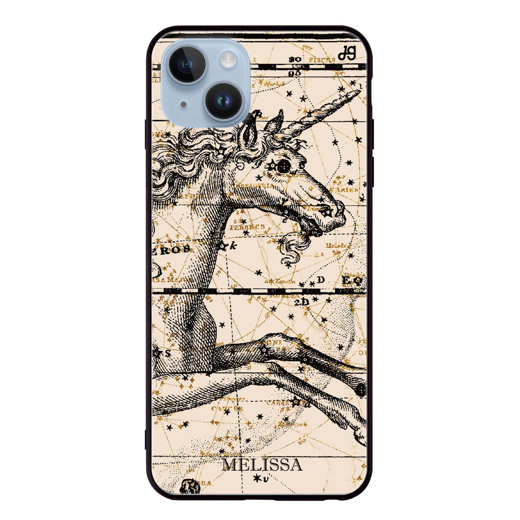 Star Map Unicorn iPhone 13 超薄強化玻璃殻