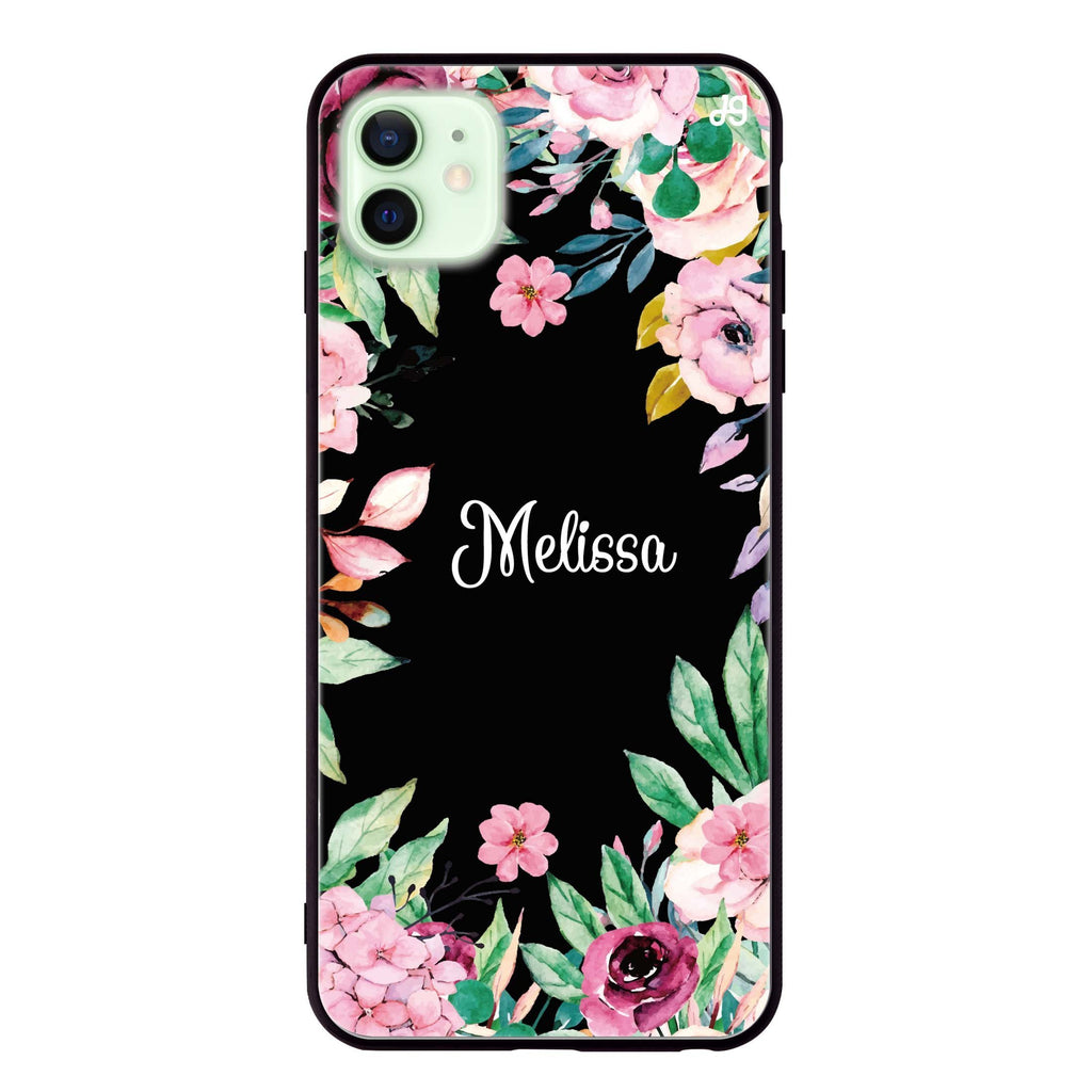 Floral Dream II iPhone 12 mini 超薄強化玻璃殻
