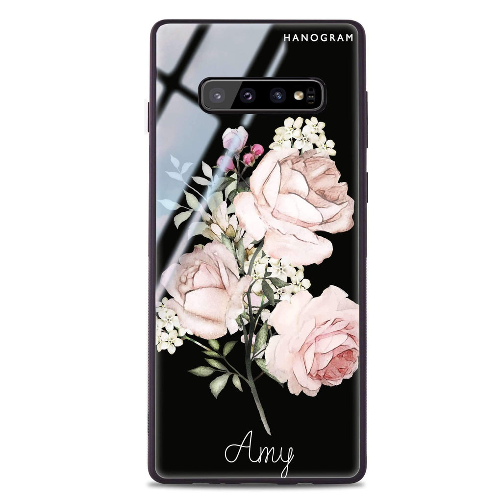 Elegant Rose II Samsung S10 Plus 超薄強化玻璃殻
