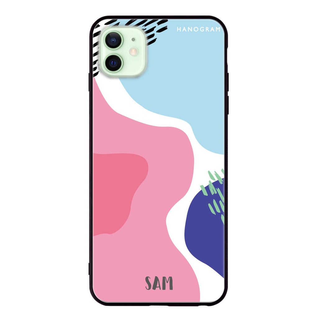 Trendy Abstract II iPhone 12 超薄強化玻璃殻