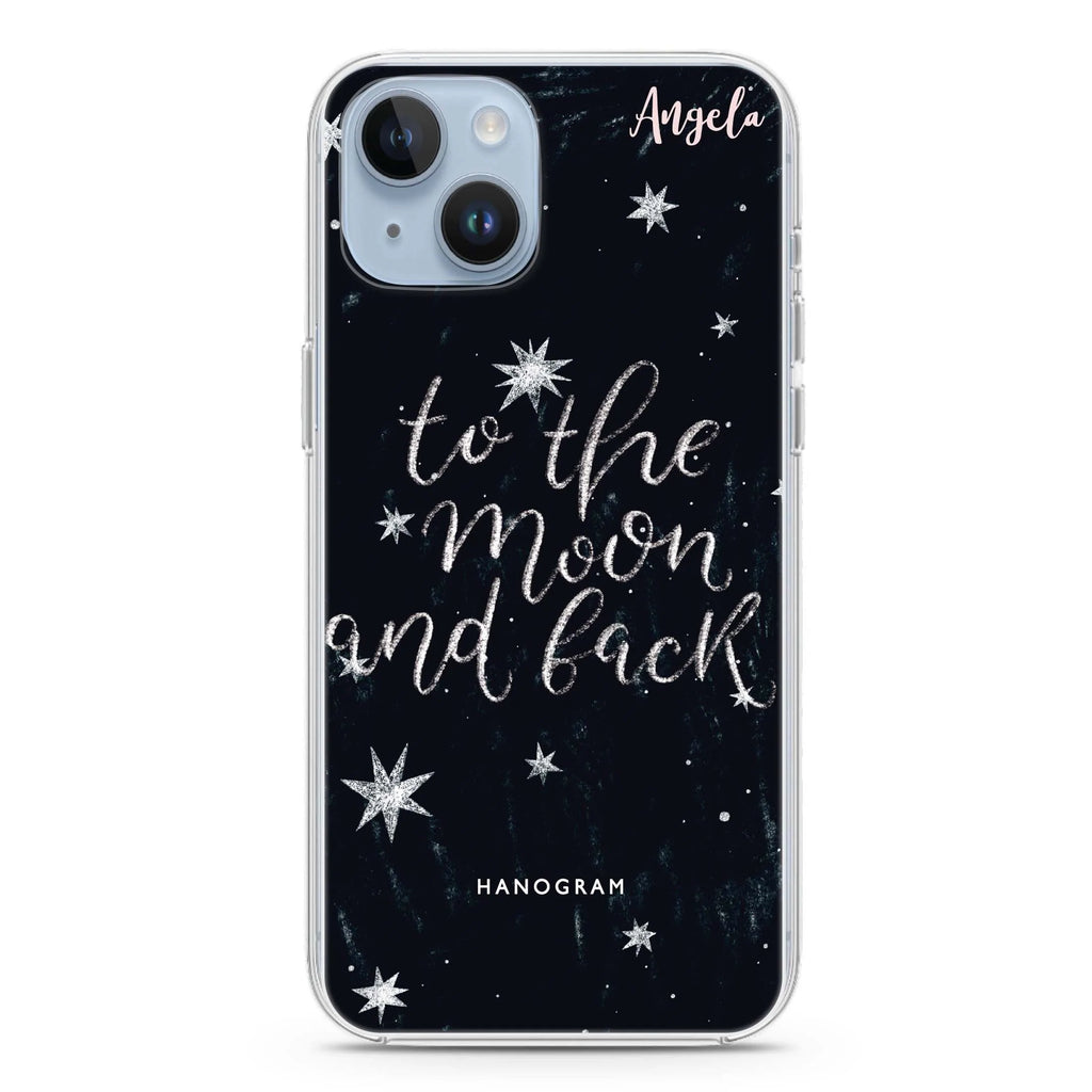 To the moon and back iPhone 14 plus 水晶透明保護殼