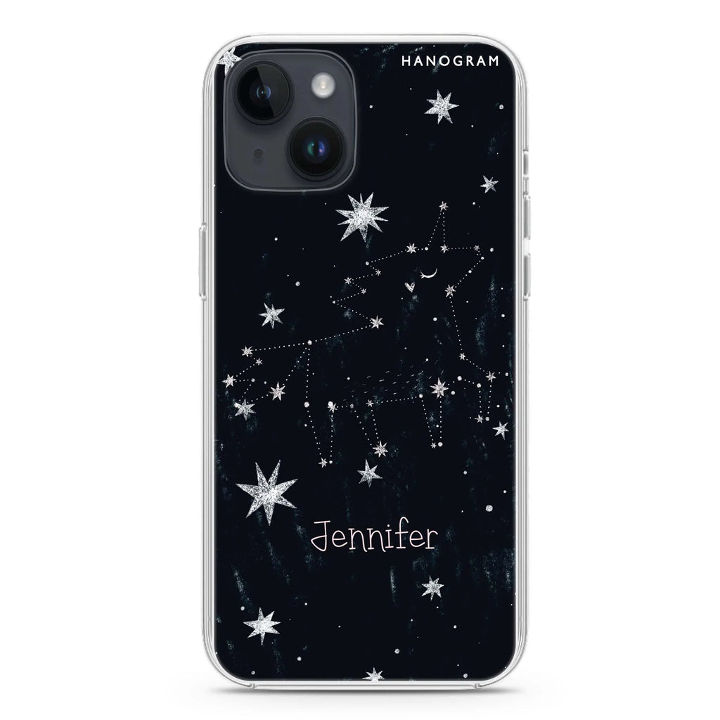 Unicorn Night iPhone 14 Magsafe 兼容水晶透明保護殼