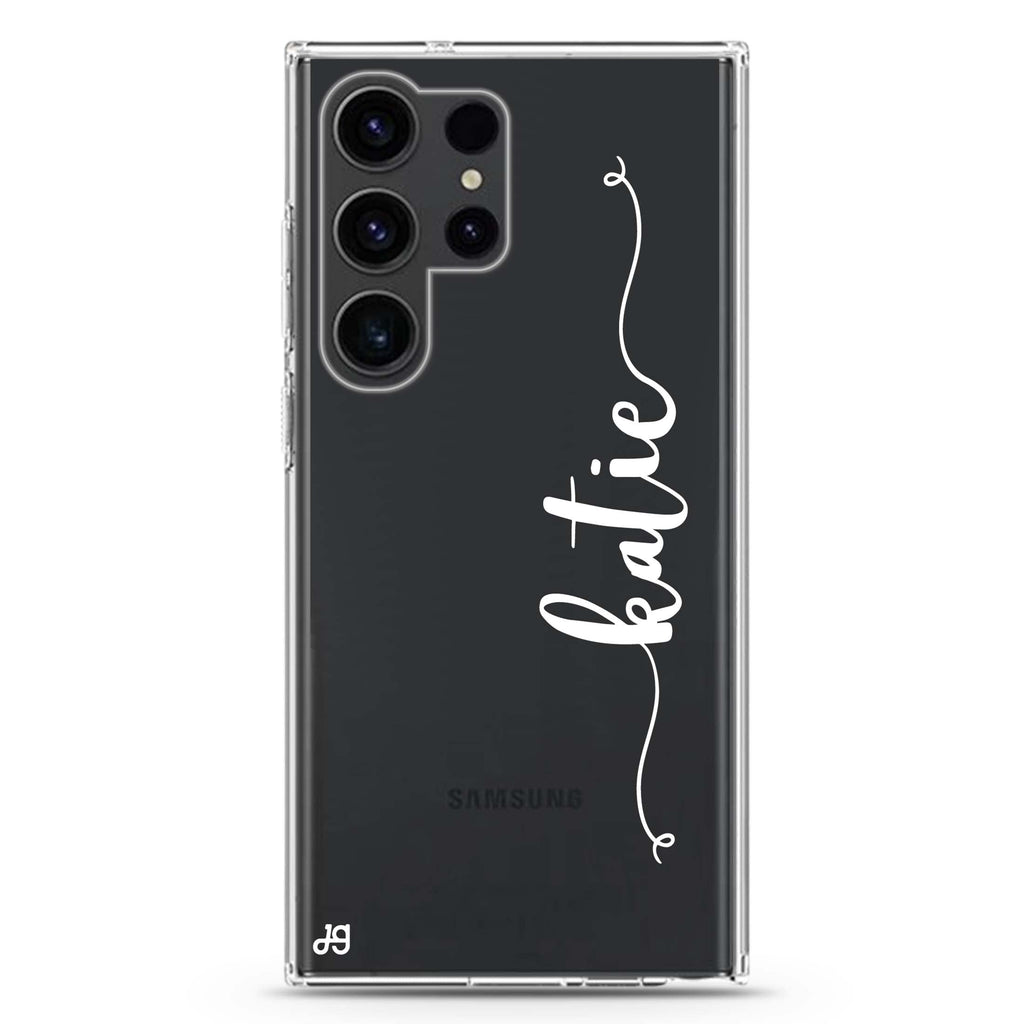 Glamorous Samsung Galaxy Ultra 可加名字透明保護殼，適用 S26/S25/S24/S23 Ultra，圖1