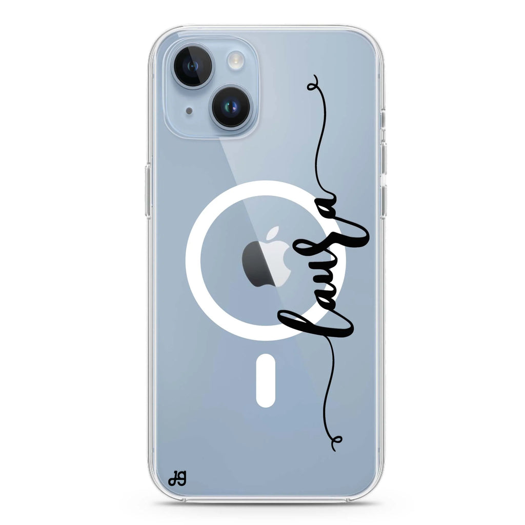 Glamorous iPhone 14 Plus Magsafe 兼容水晶透明保護殼
