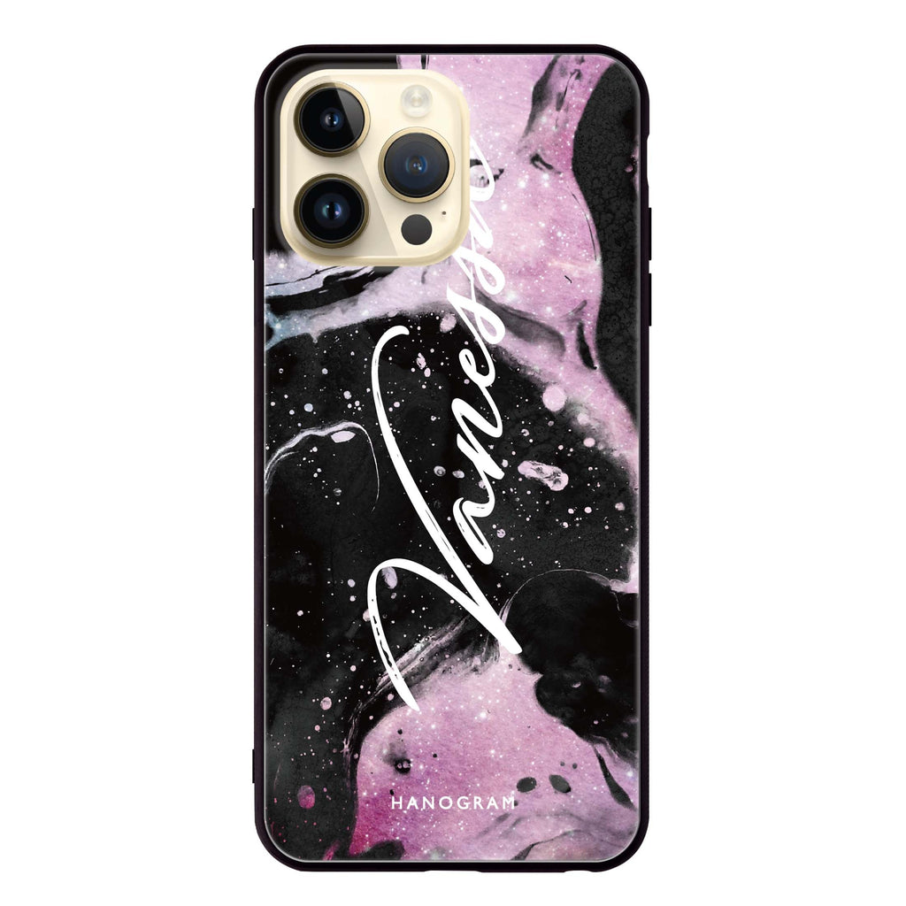 Marble Galaxy I iPhone 超薄強化玻璃殻
