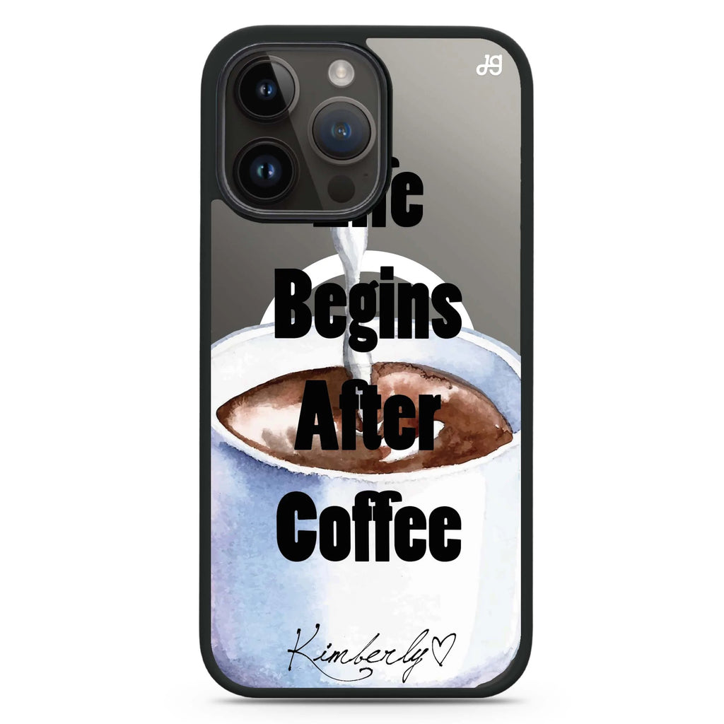 Life begins after coffee Magsafe 兼容防衝擊保護殼