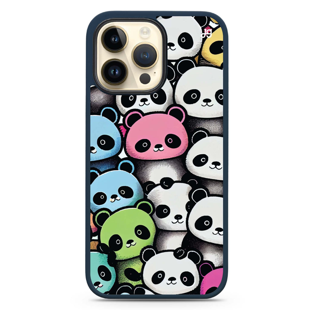 Cute Pandas Magsafe 兼容防衝擊保護殼