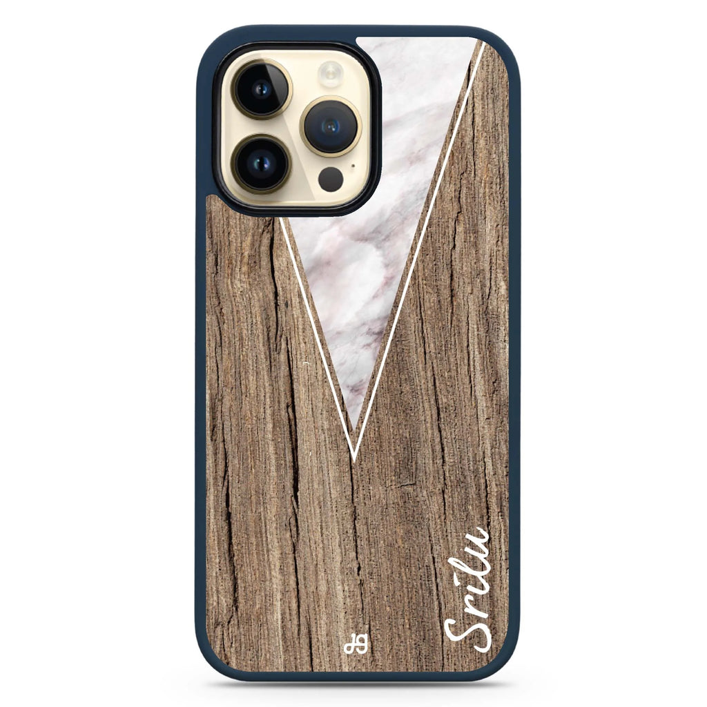 Marble & Wood II Magsafe 兼容防衝擊保護殼
