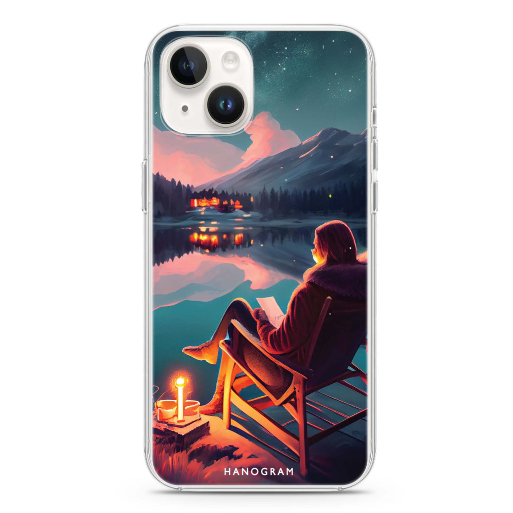 A Beautiful Night iPhone 14 Magsafe 兼容水晶透明保護殼