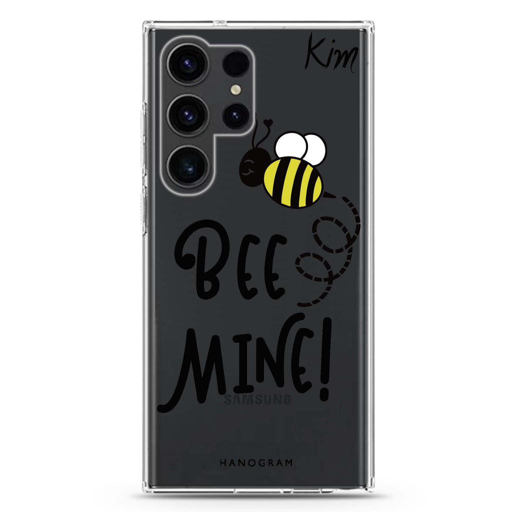 Bee Mine Samsung Galaxy Ultra 可加名字透明保護殼，適用 S26/S25/S24/S23 Ultra，圖1