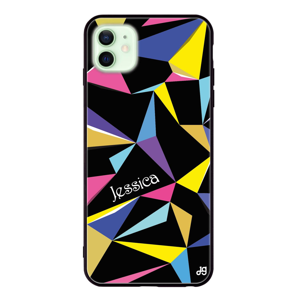 Geometric iPhone 12 超薄強化玻璃殻