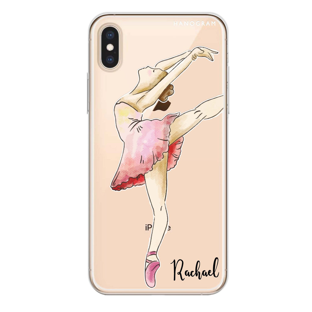 Ballet Girl iPhone XS 水晶透明保護殼