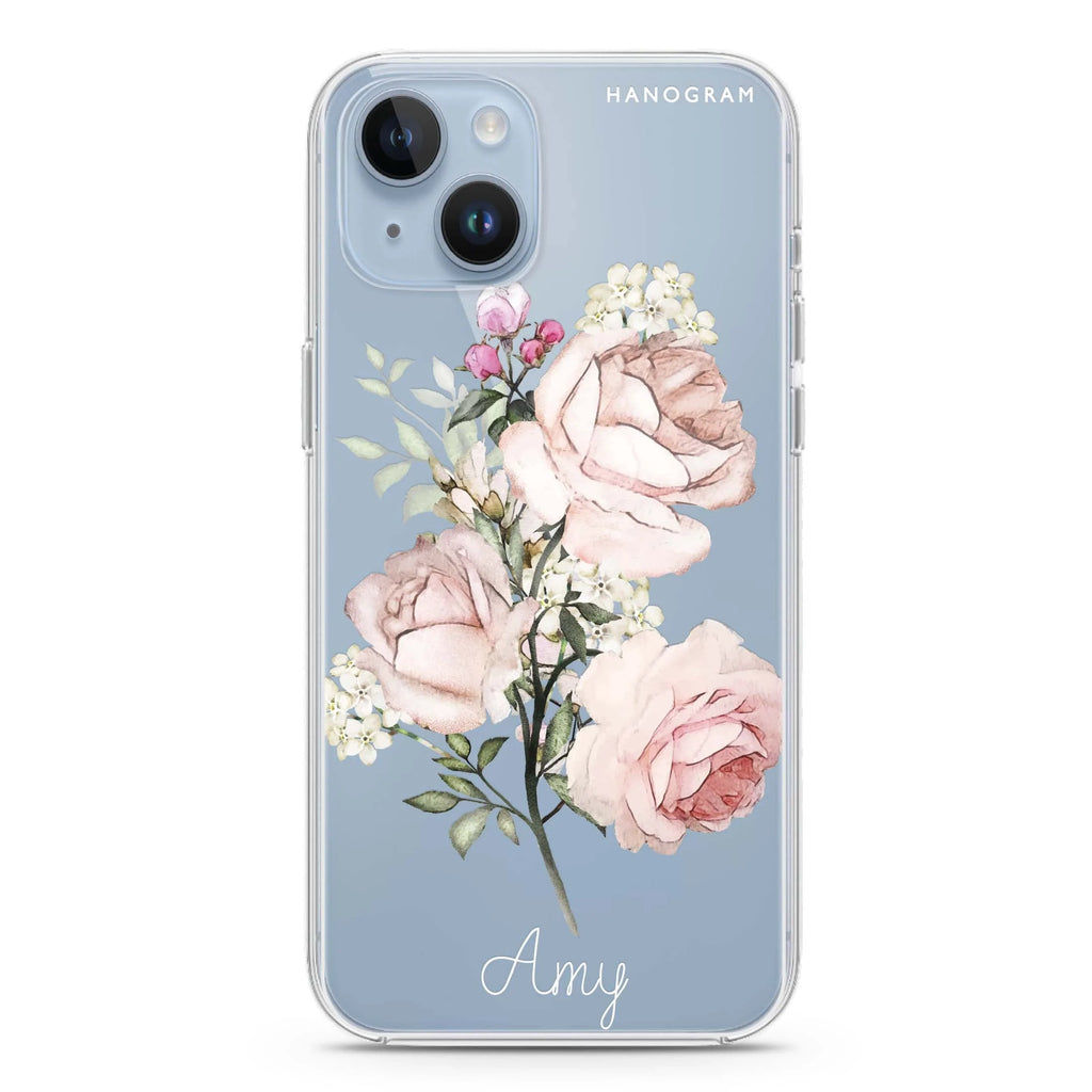 Elegant Rose II iPhone 14 水晶透明保護殼