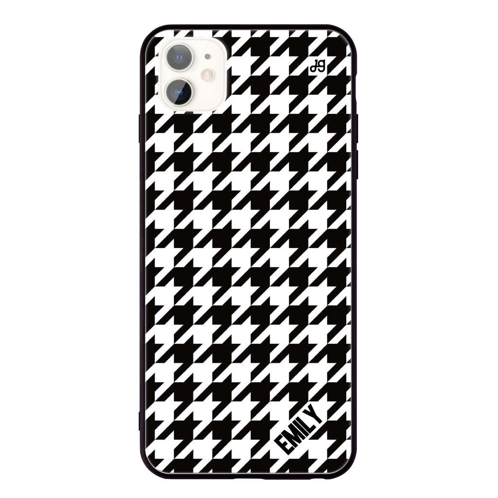 Houndstooth iPhone 11 超薄強化玻璃殻