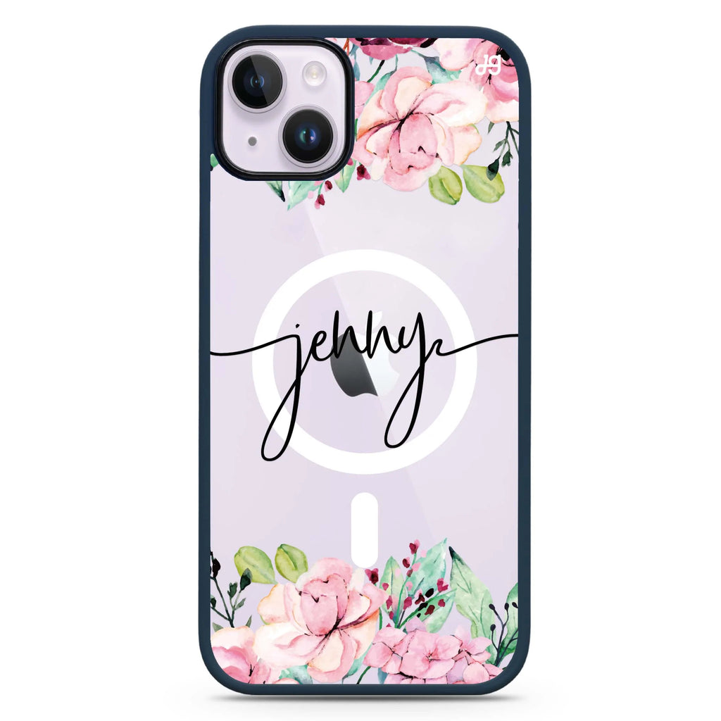 Floral Dream I iPhone 14 Plus Magsafe 兼容防衝擊保護殼