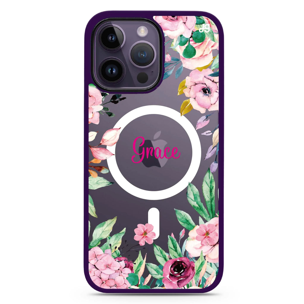 Floral Dream II Magsafe 兼容防衝擊保護殼