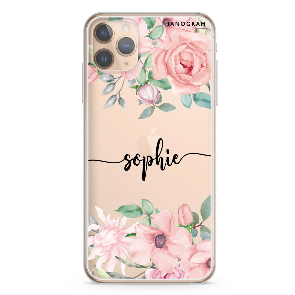 Forever Love Rose iPhone 11 Pro Max 水晶透明保護殼