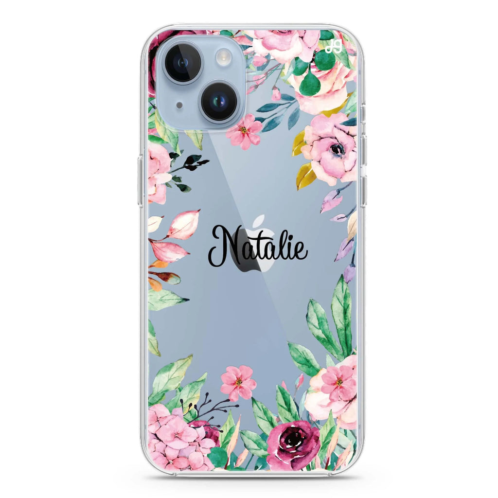 Floral Dream II iPhone 14 plus 水晶透明保護殼